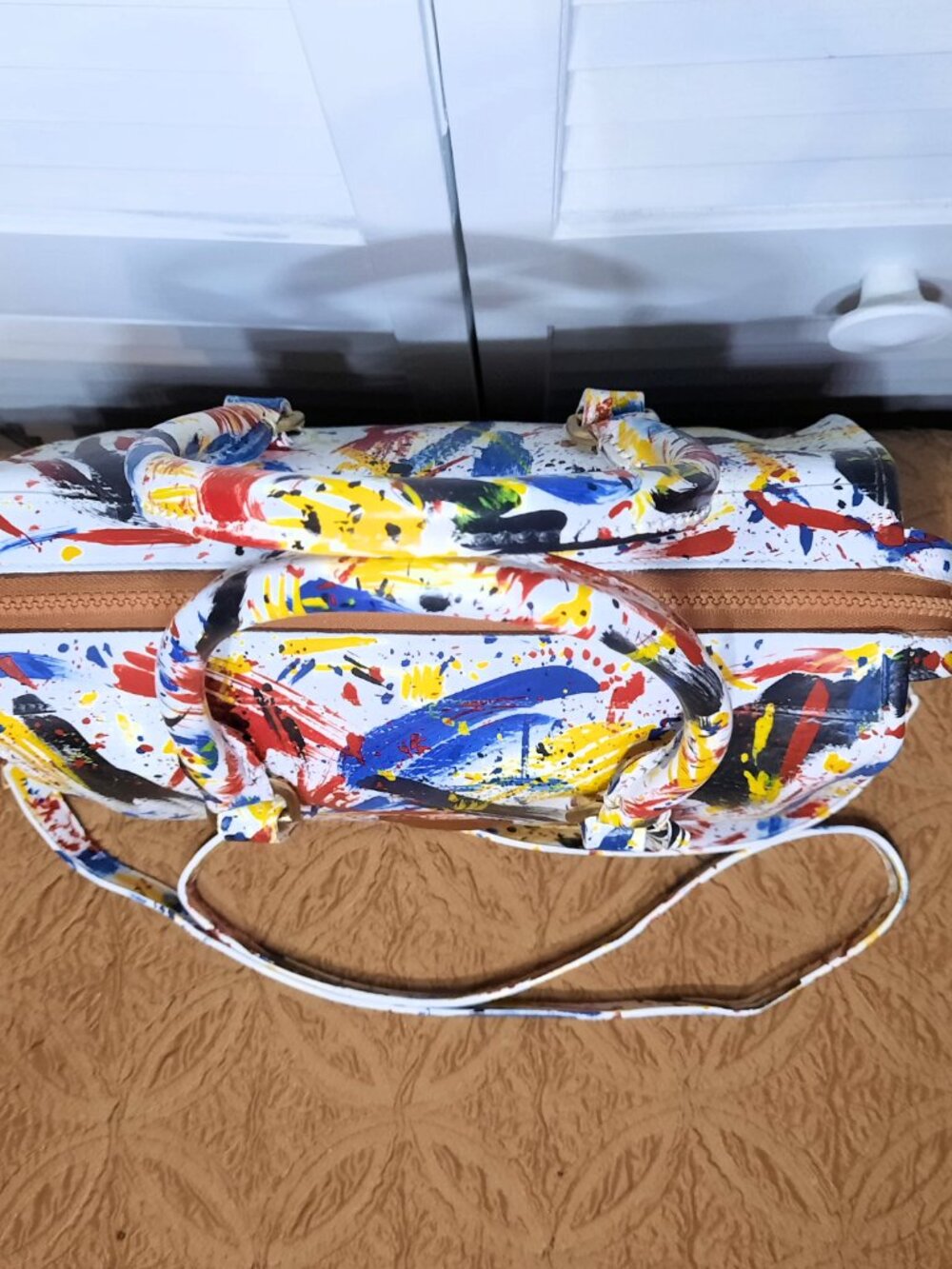 Vintage Dooney & Bourke Satchel Dooney & Bourke Dipinta Inspired Satchel - Picture 8 of 15